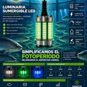 LUMINARIA SUMERGIBLE IP68